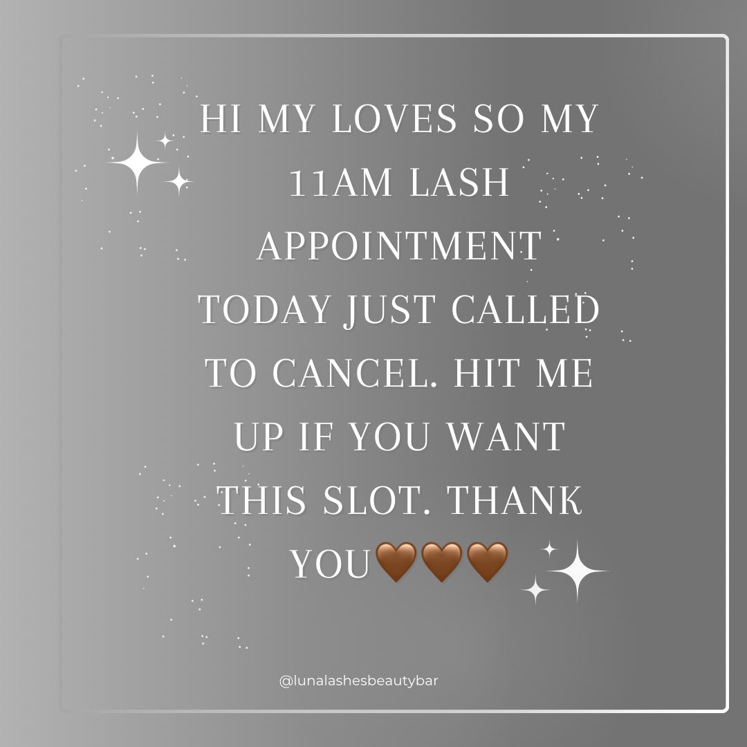 Last minute lash slot available guys…😃😍
Call us on 081 264 3832 to have this slot..
#rustenburg #lashes #individuallashes #lashextentions #GirlTalkZA