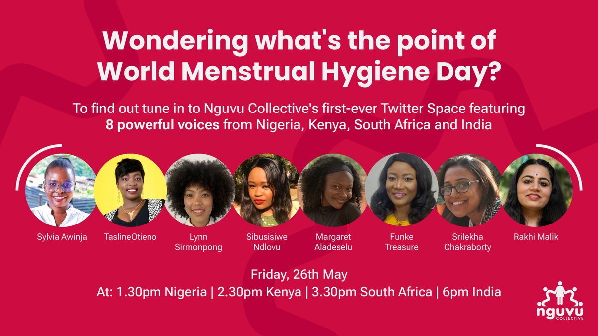 📢📢📢

We’re so humbled and honoured to host our first-ever Twitter Space later today on the pressing theme of the Right to Menstrual Hygiene of all menstruators. 

Please do join us.

#MenstrualHygieneDay #MHDay2023