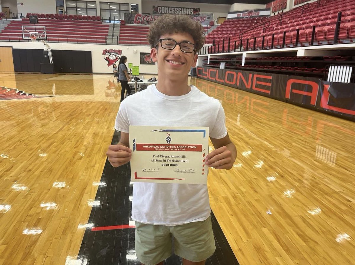 PaulDRivera1's tweet photo. 2023 All-State For My Sophomore Year! 2 More Years 2 Go! #allstate #trackandfield #sports #track #running #award #Classof2025 https://t.co/Ch8dRgjbXn