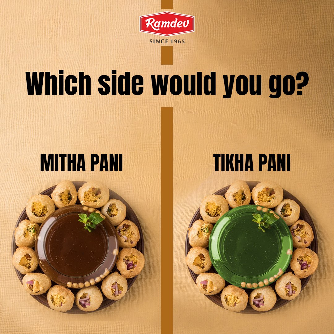 Ramdev_Food's tweet image. Which is your favourite panipuri flavour that you keep asking for more? Comment below!

#Ramdev #RamdevStore #RamdevFood #PaniPuriMasala #PaniPuriLovers #indianstreetfood
