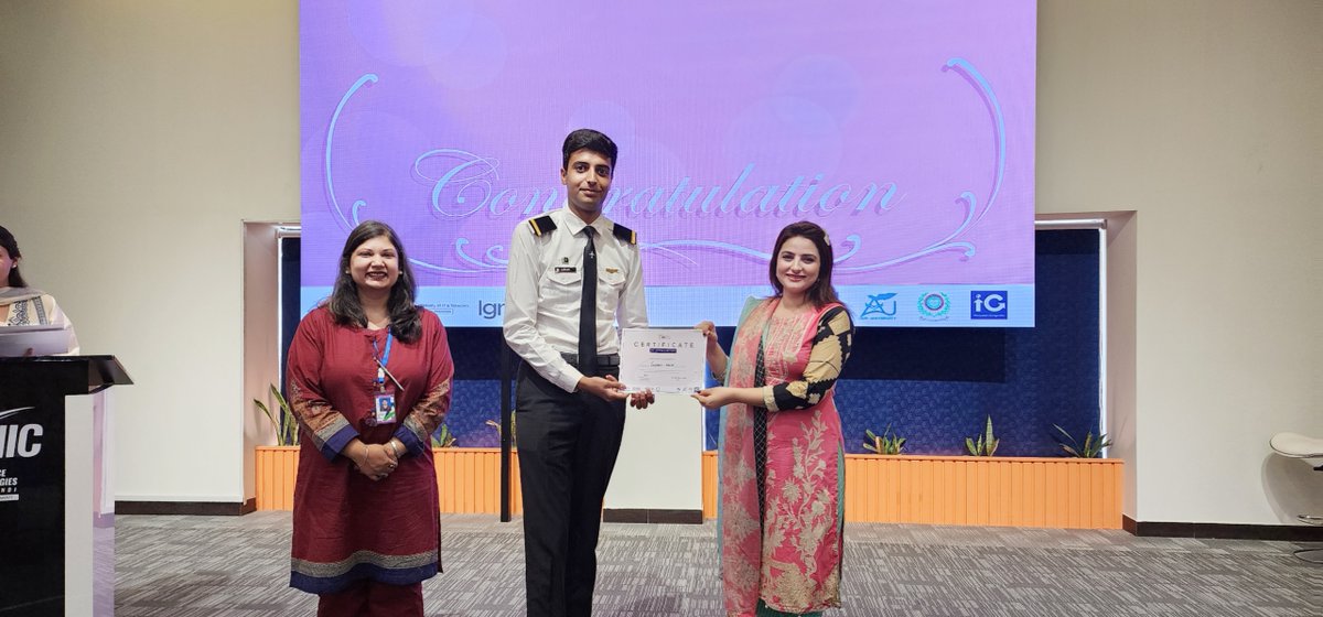NICATPakistan's tweet photo. ๐๐ A heartfelt thank you to the remarkable students of Foundation University - Aviation Batch for their unwavering support at the NICAT event! ๐๐
We gathered to honor and recognize their exceptional dedication as ushers. ๐โจ
#nicatpakistan #innogarageย #NETSOLย #Ignite https://t.co/THpbqDiYfO