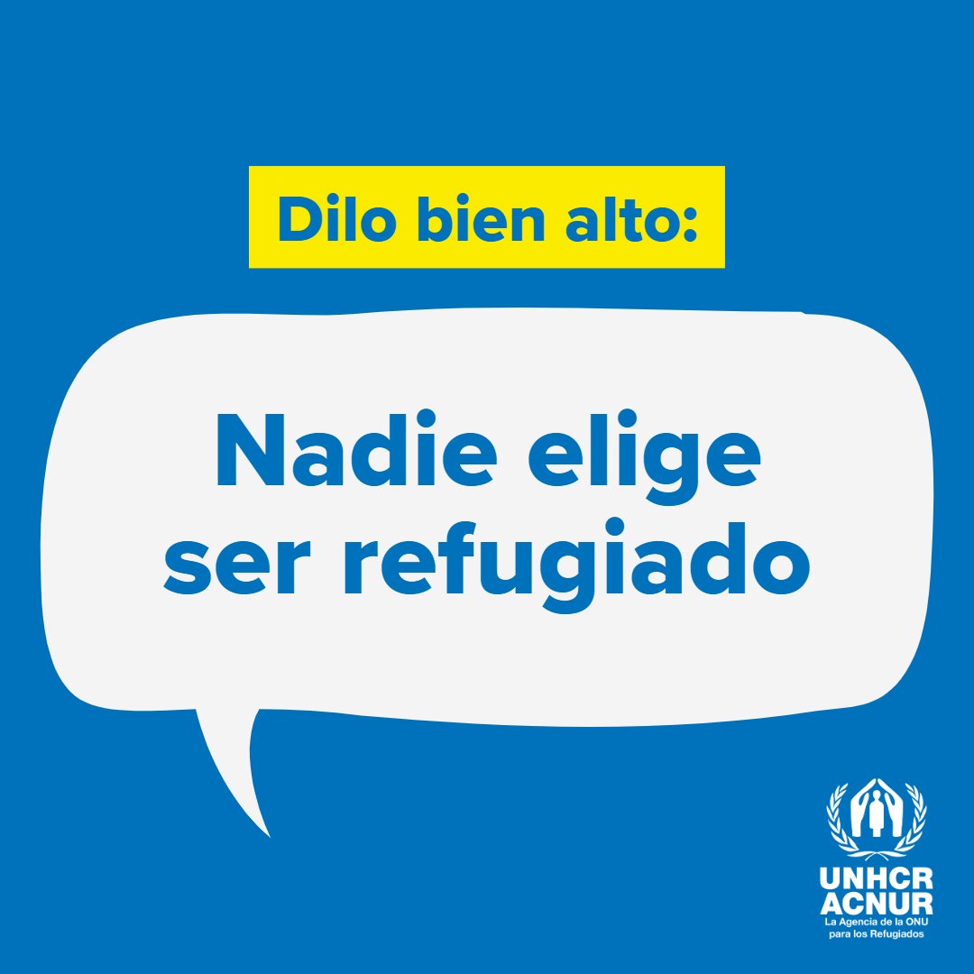 Nunca es una elección cuando una persona se ve OBLIGADA a huir para salvar su vida.