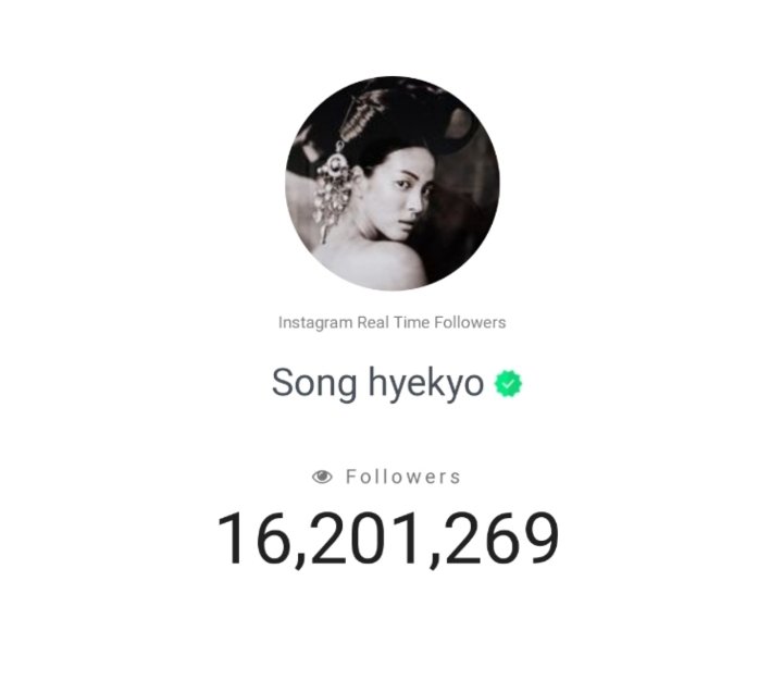 Congratulations!

Goddess #SongHyeKyo

For 16.2M Followers On Instagram

🥳🎉🎉🎉👏🏻👏🏻👏🏻
