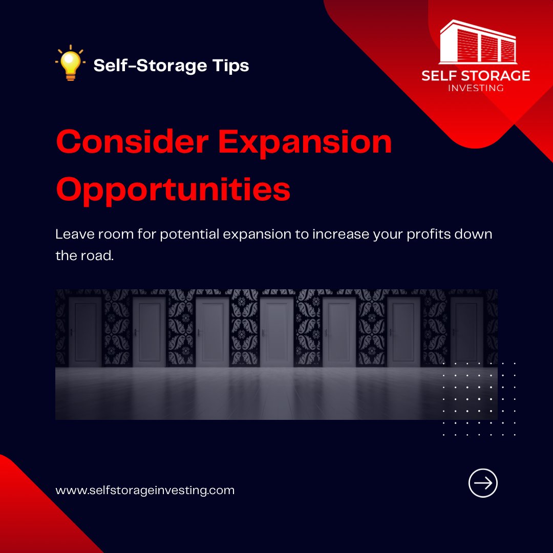 Leave room for potential expansion to increase your profits down the road.

#businessgrowth #expansionstrategy #scaleup #investintech #teambuilding #marketresearch #entrepreneurship #smallbusinessowner #startuplife #innovation #futureproofing