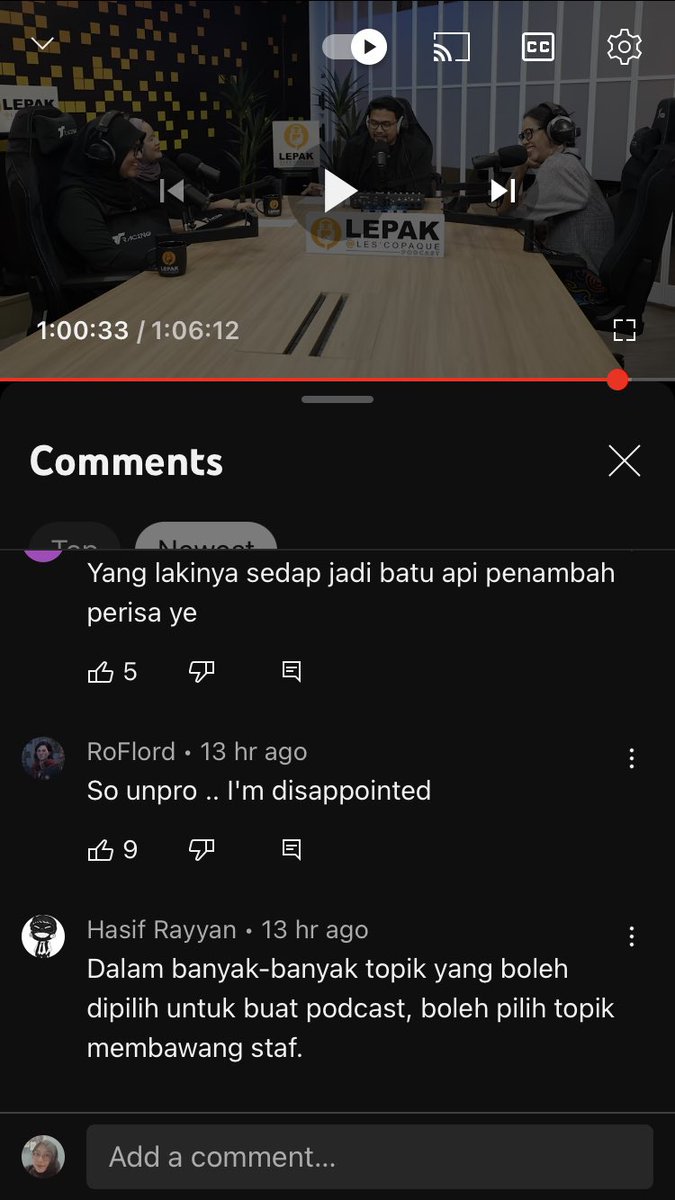 surayazahraa's tweet photo. Yang nak tahu video apa, carik sendiri kat youtube, nanti kena kecam pulak dgn LC “saya ni oyen je jangan maghoh shaye” https://t.co/tX1AwczoeV