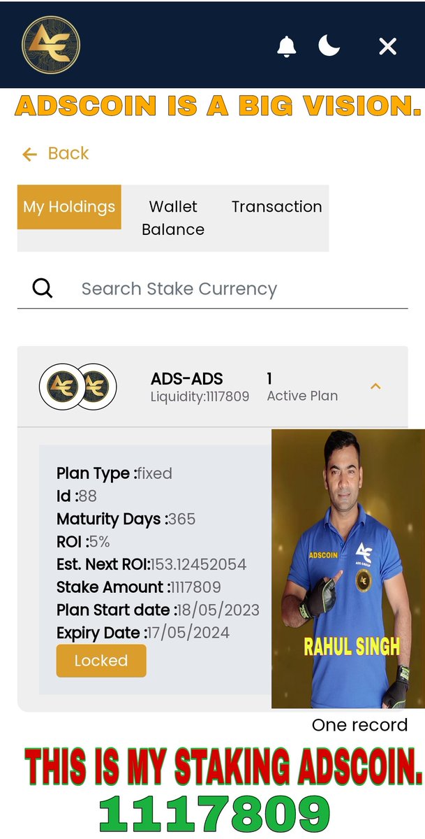 PandeyG2908's tweet photo. CLAIM YOUR ADS COIN IN FUTURE GOAL YOU TOO. TRUSTED STAKE HOLDERS. #BTC #BNB #MTC #Ethereum #PEPE #Dogecoin #Crypto #ADSCOIN #Polygon @adscoinofficial @BrijSha60236421 @cryptocom @cz_binance @therahulads @RBI @_DigitalIndia @cryptocom https://t.co/jOnAYr9RsJ