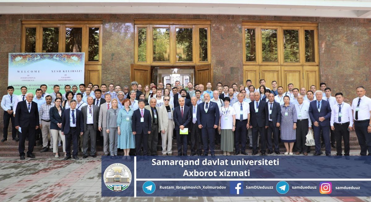 #Халқаро_конференция
 “Нанофотоника, метаматериаллар ва фотовольтаика” номли халқаро конференция ўтказилди...
everyday.uz/society/10956-…