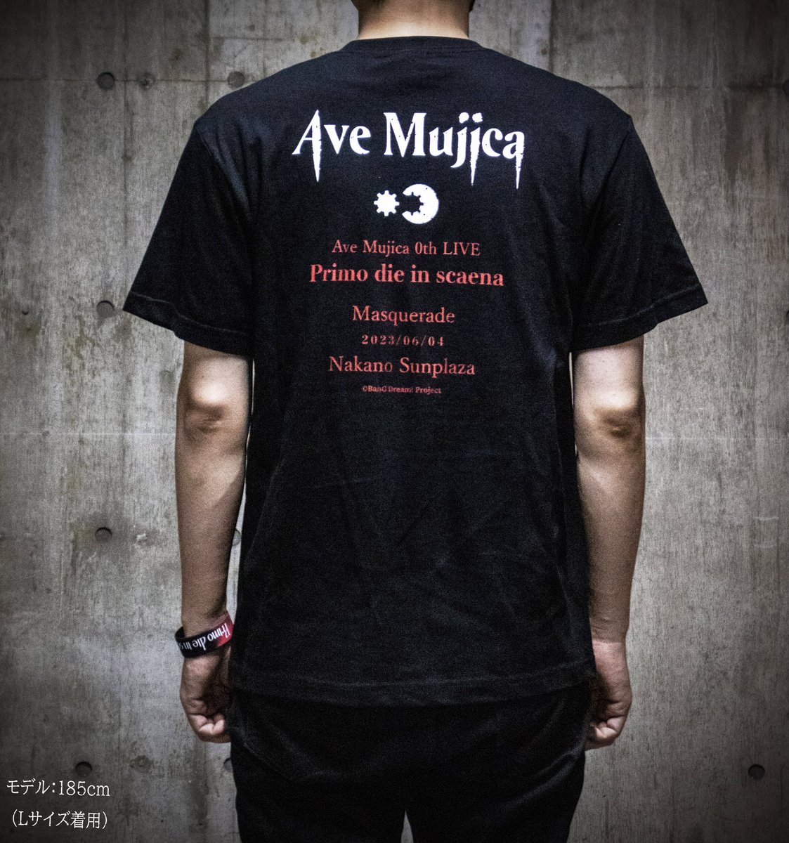 Tシャツ(L) BanG Dream! Ave Mujica 0th LIVE