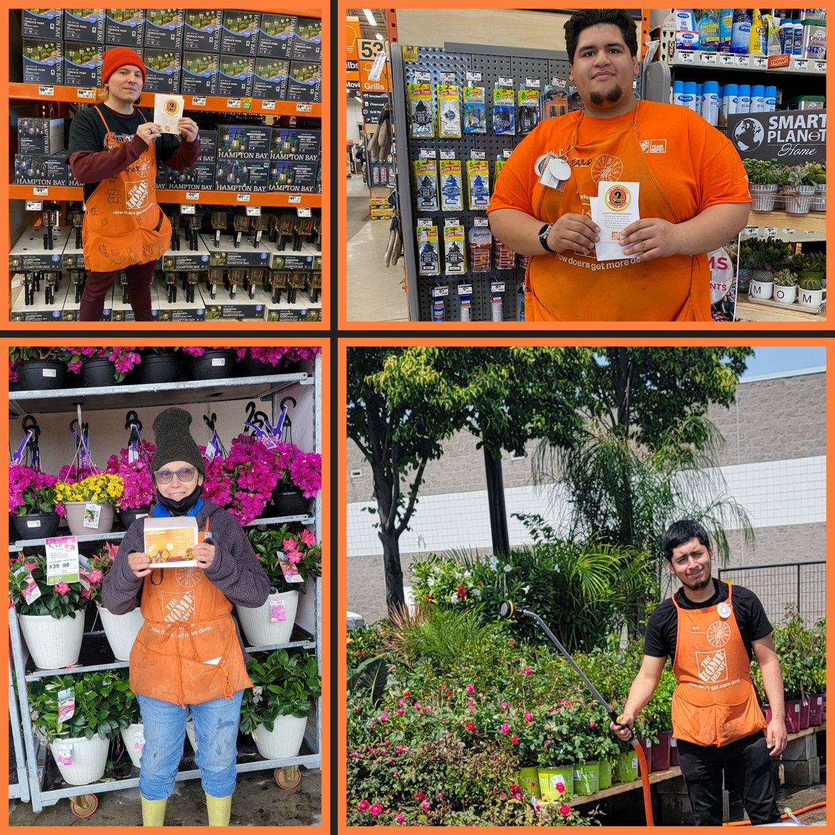 Meet part of our garden team 🧡 Javier, Keanu, Janet and our new hire Jairo. Garden season wouldn't be possible without you 🌟 Thank you for setting us up for our walks, and your every day commitment to standards 🌟 <a href="/MannyZ1961/">Manny</a> <a href="/D65Hutch/">Gary Hutchinson</a> <a href="/Vito1961/">Vito</a> <a href="/MarcReitor/">MARC REITOR</a> <a href="/MariaVGalloso12/">Maria V Galloso</a>