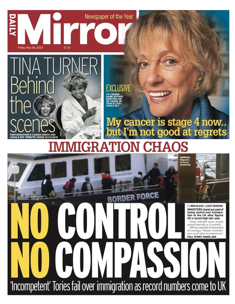 Standard Nigeria🌍🌎🗞️🗞️ on Twitter "FRIDAY MAY 26TH, 2023 UK NEWSPAPER