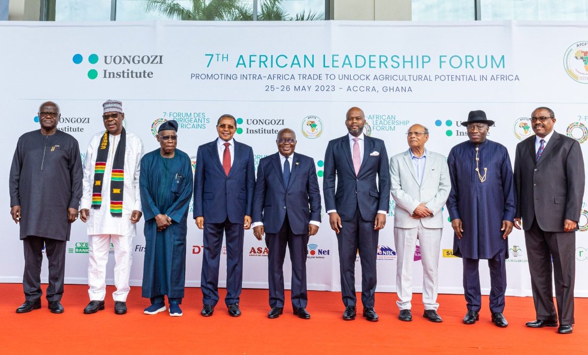 jmkikwete's tweet image. Gratified to join fellow former leaders in Accra for the 7th Africa Leadership Forum. We had candid and constructive discussions on promoting intra – African trade to unlock the agricultural potential of our continent. Key are homegrown solutions to challenges facing the sector.