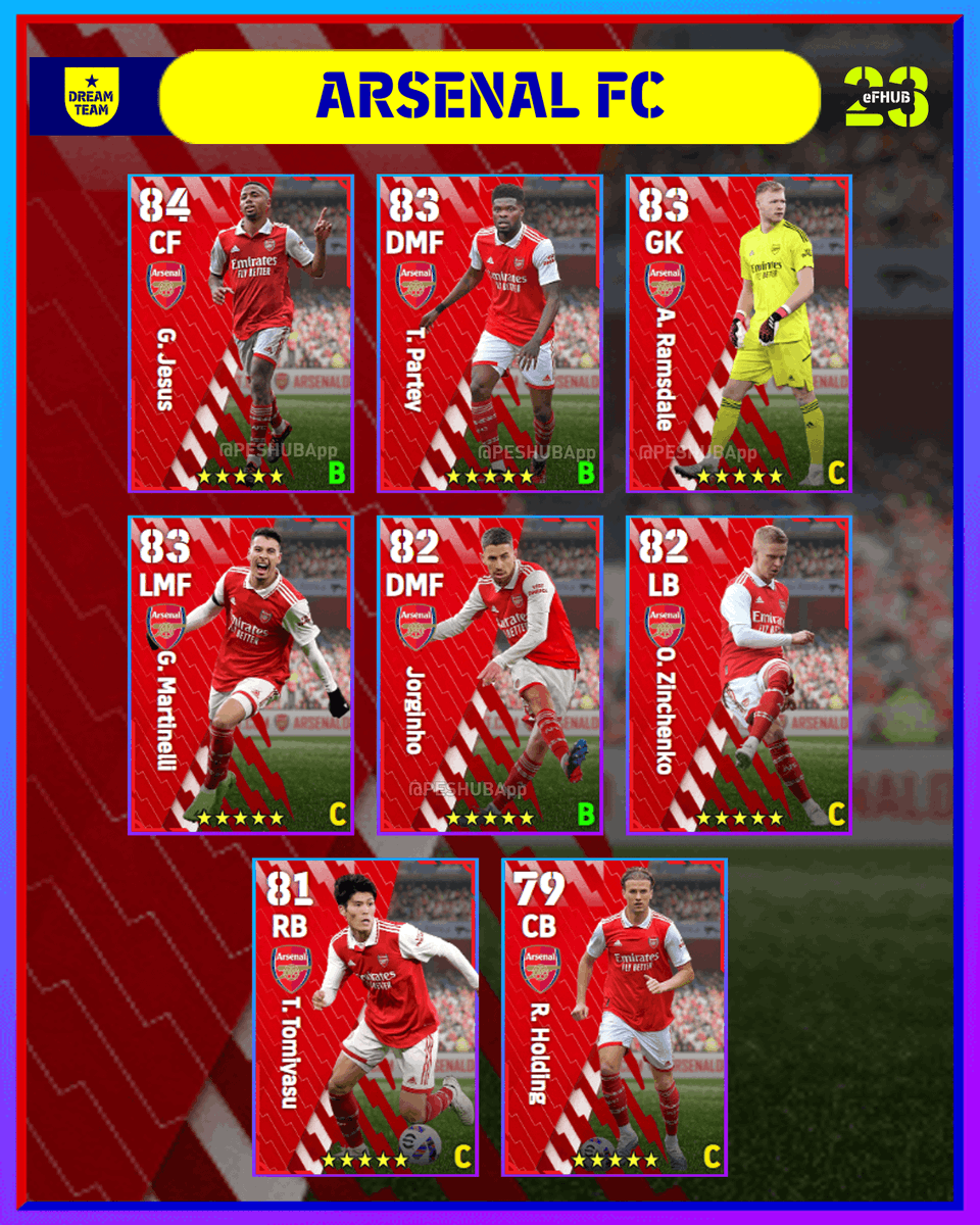 Efootballhub on twitter upcoming club selection arsenal fc in 