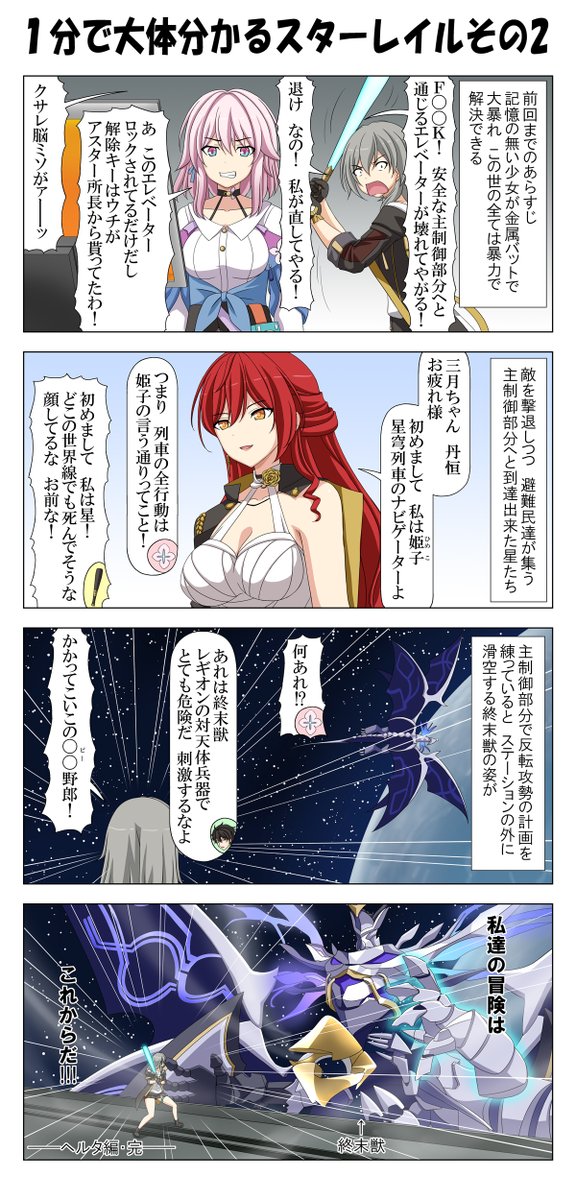 1分で大体分かるスターレイル 2
#スターレイル
#HonkaiStarRail 
