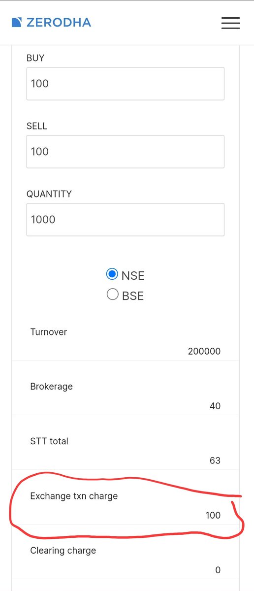 Exchange transaction charges in BSE options are 10 times lesser than NSE options as per zerodha brokerage calculator. Is it limited time offer like finnifty gave during initial times?
Khelo India Khelo 😀