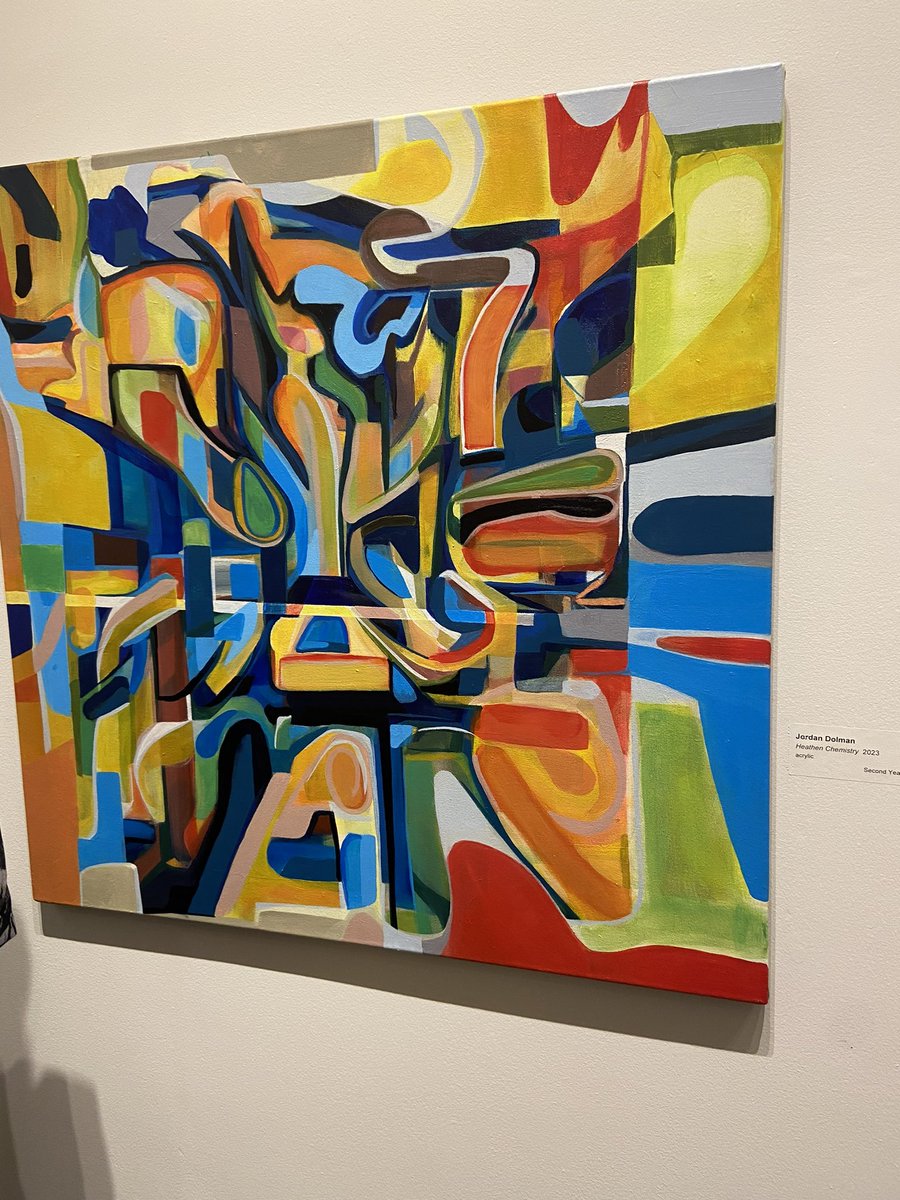 ElainePopp's tweet photo. Congratulations to all our students who participated in @DurhamCollege’s 2023 Annual Juried Show. I was overwhelmed by the incredible talent and creativity on display. Thank you @StationGallery for your partnership and being our host venue. https://t.co/rYcBco2P40