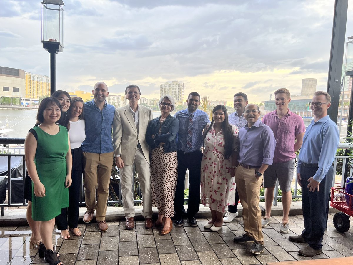 Our superstar fellows celebrating their graduation. We are going to miss you all! @yumengzhang2009 @drsomedeb @AkritiGJain @SavanShahMD @ashmrose2 @lingbin_meng @MoffittNews