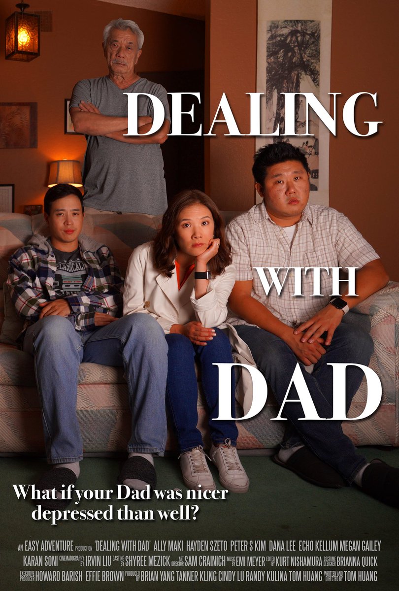 FrankMalfitano's tweet photo. ALTERNATE FILM OF THE DAY: Highly engaging new #indiecomedy about adult #TaiwaneseAmerican siblings returning home to deal with depressed father, who was a martinet to them growing up. Very appealing performances especially by #AllyMaki as hyper competent sister #DealingWithDad https://t.co/3wAvMOcXQF