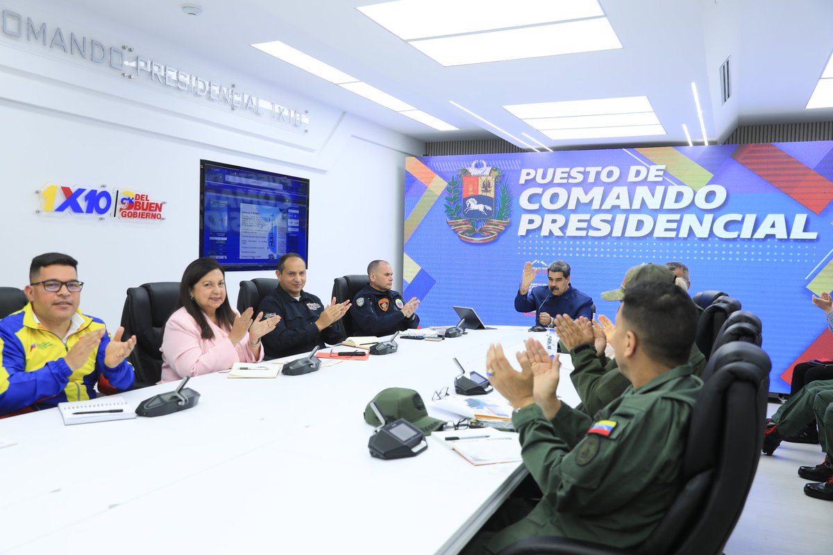 NicolasMaduro's tweet photo. Activamos la “Fuerza de Tarea Andes 2023”, con la unión cívico - militar - policial, atentos y articulados con las autoridades estadales, municipales, FANB y con el pueblo. Lo importante para las comunidades es tener la atención pronta ante cualquier circunstancia. ¡Estamos desplegados! ¡El pueblo tiene todo nuestro apoyo!
