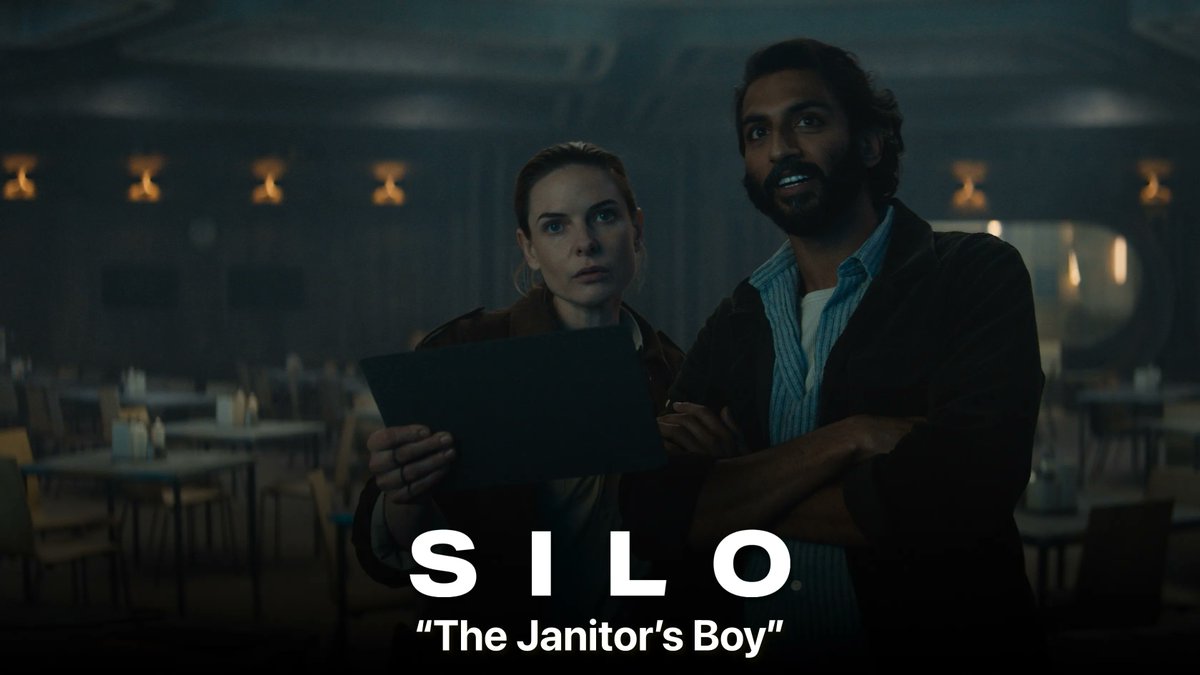 A new episode of #Silo is out now on #AppleTVPlus.

“The Janitor’s Boy” (S1, E5)

The dystopian sci-fi series stars #RebeccaFerguson, #Common, #TimRobbins, #HarrietWalter, #ChinazaUche, #AviNash and more.