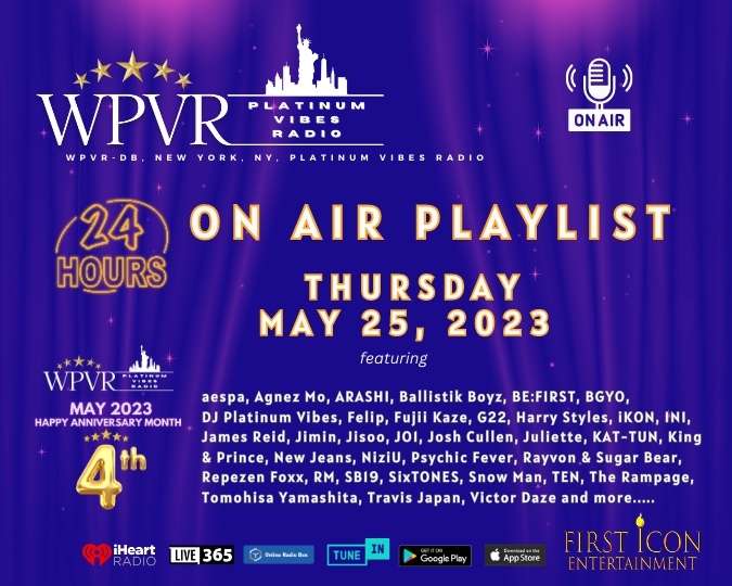 platinumvibes8's tweet photo. ⚡This is Where Extraordinary Happens! #WPVR New York City, Platinum Vibes Radio brings you the best mix in music from around the world 24/7. Thank you for tuning in on 5/25/23! Tune in for free at https://t.co/2GrBL0l9aV #internetradio #theextraordinary #PlayingSoon #iheartradio https://t.co/F05FX8Iyr3