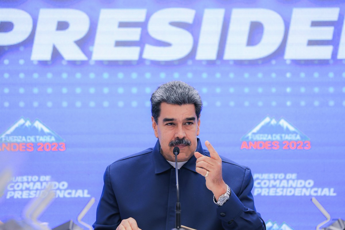 NicolasMaduro's tweet photo. Activamos la “Fuerza de Tarea Andes 2023”, con la unión cívico - militar - policial, atentos y articulados con las autoridades estadales, municipales, FANB y con el pueblo. Lo importante para las comunidades es tener la atención pronta ante cualquier circunstancia. ¡Estamos desplegados! ¡El pueblo tiene todo nuestro apoyo!