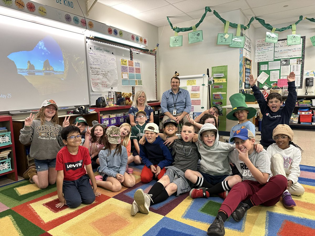 Thank you to our mystery guests #5 and 6, Mr. and Mrs. Muckerman, for reading a couple of mysteries and giving us riddles to solve! Way to make us think…and giggle! 🤔💡🔎📚😂 <a href="/SNIS_CT/">Sarah Noble School</a>