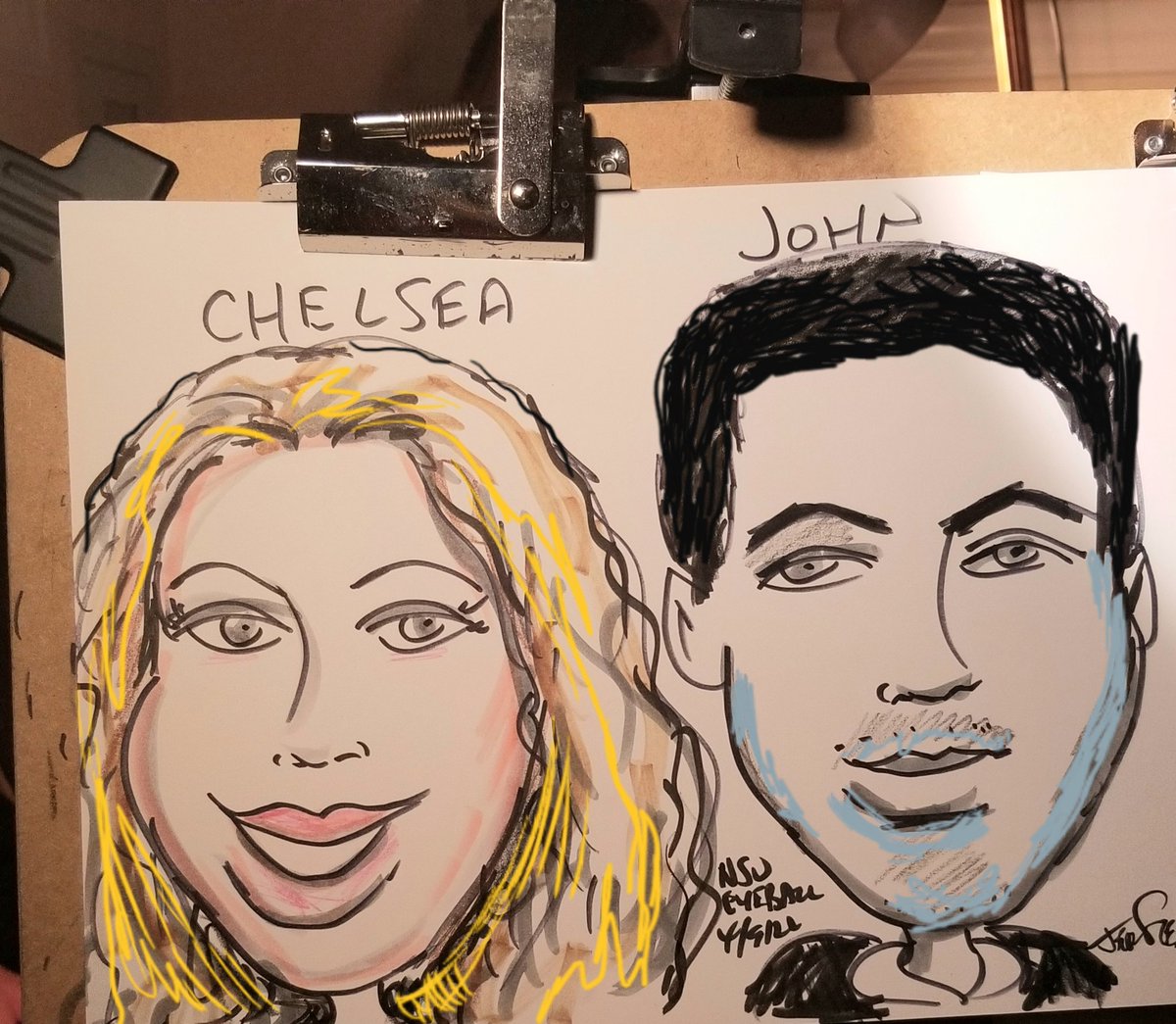 #NovaSoutheasternUniversity #CollegeofOptometry #Banquet #MargaritavilleHollywoodBeach in #HollywoodFlorida south of #FortLauderdale  included #Caricature drawings by award-winning #FortLauderdaleCaricatureArtist Jeff Sterling of FloridaCaricatures.Com