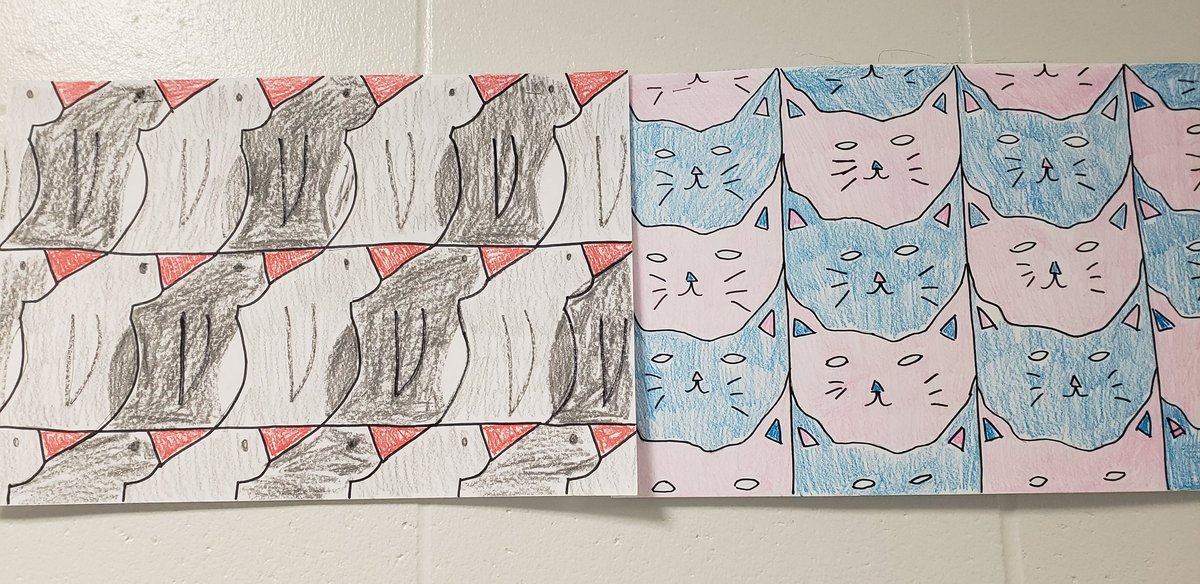 awix22's tweet photo. 7th grade Tessellations pt 1 https://t.co/tODbQpuuxm