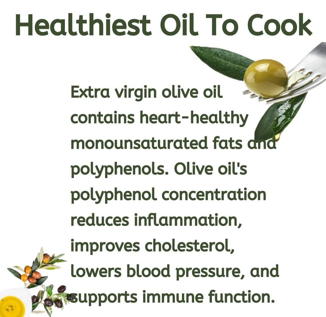 Curemasters on Twitter "healthiest oil to cook."