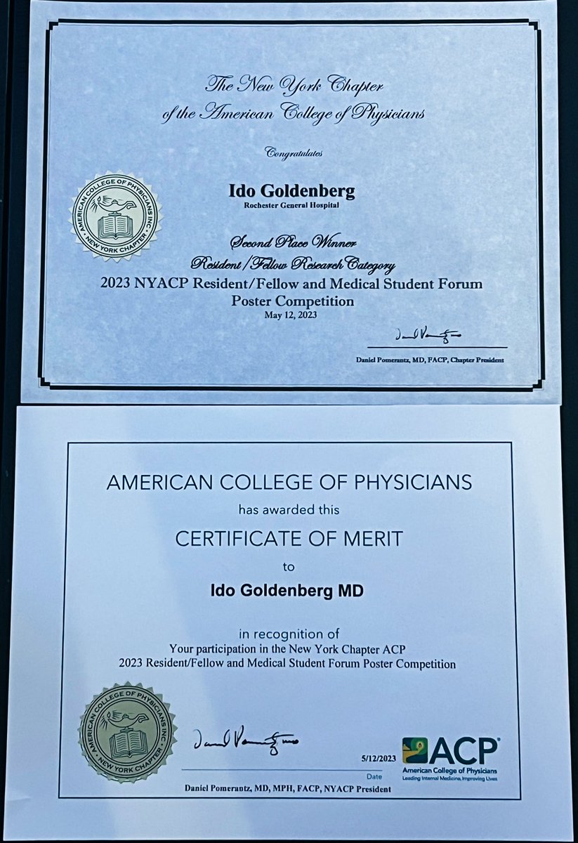 ido_goldenberg9's tweet photo. @NewYorkACP @ACPIMPhysicians https://t.co/sQz2pTwdLX