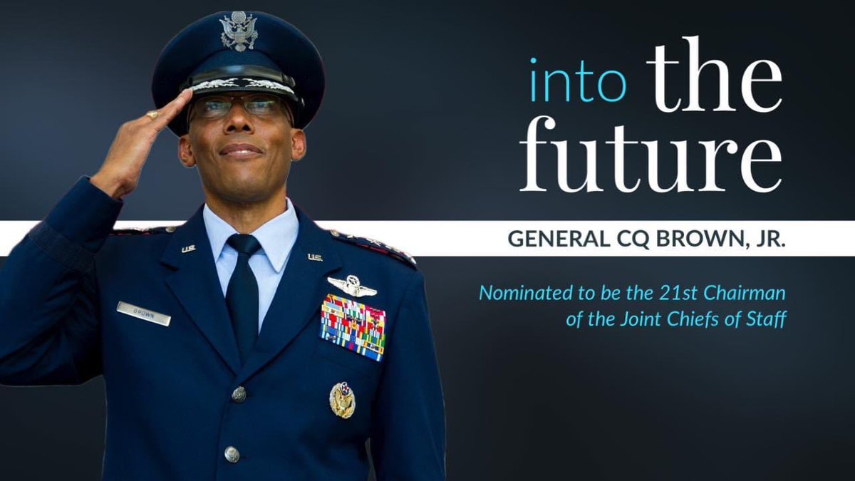 Majime54885068's tweet photo. Congratulations General Brown!
Our CSAF was nominated as our 21st Chairman of the Joint Chiefs of Staff (CJCS)!
I’m so excited for my former boss. 😊🫶
#acceleratechange #oneteam #jointteam #Airman4LIFE https://t.co/1XHrgTnPpZ