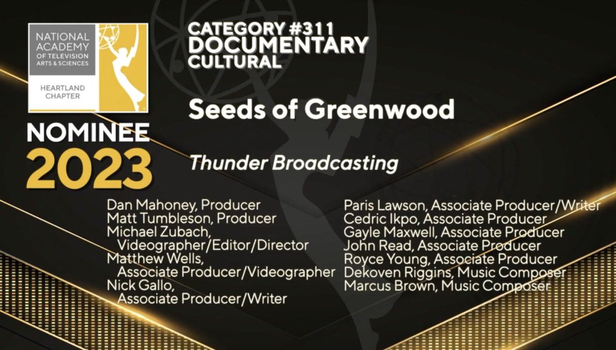 MBrownNotis's tweet image. So, the opportunity we had last year to work with some amazing people in the OKC Thunder organization on the Seeds of Greenwood project was absolutely incredible. They trusted us to provide impactful music for the film and we were proud to deliver.