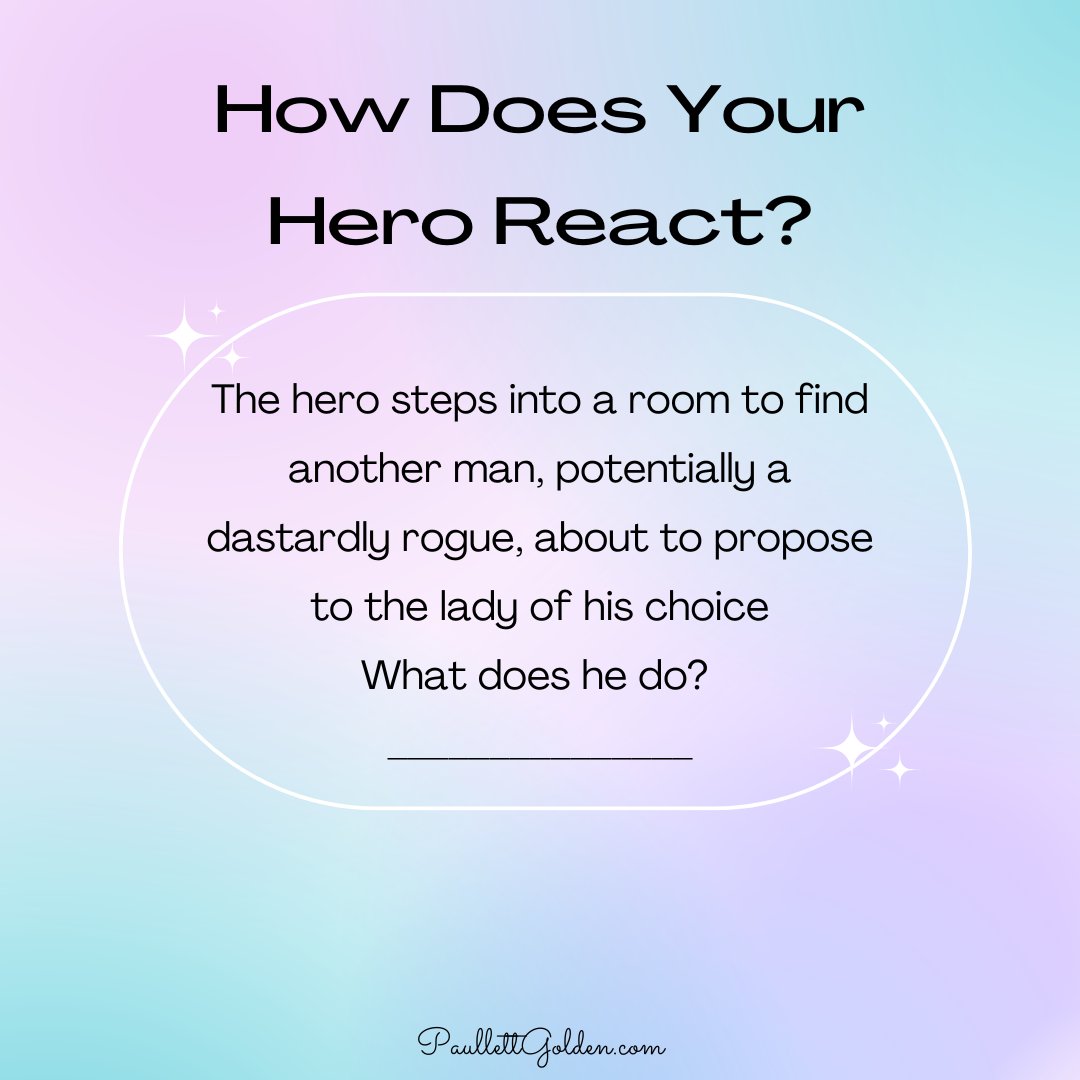 How would you want the hero to react if you were reading a romance in which this scenario occurred?

#paullettgolden #amreadinghistoricalromance #amreading #historicalromance #historicalfiction #amreadingromance #georgianromance #regencyromance #cleanhistoricalromance
