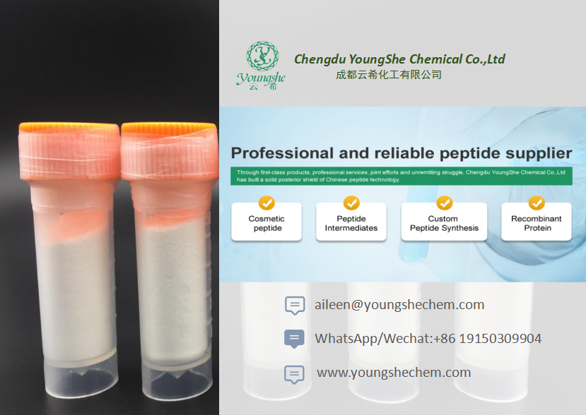 Tetrapeptide-61 is a peptide which delivers improve skin vitality and yields a younger skin appearance. This works especially on aged fibroblasts and keratinocytes to allow them to regain their youthful energy and promote anti-aging appearances.

Chengdu Youngshe Chemical Co.,Ltd