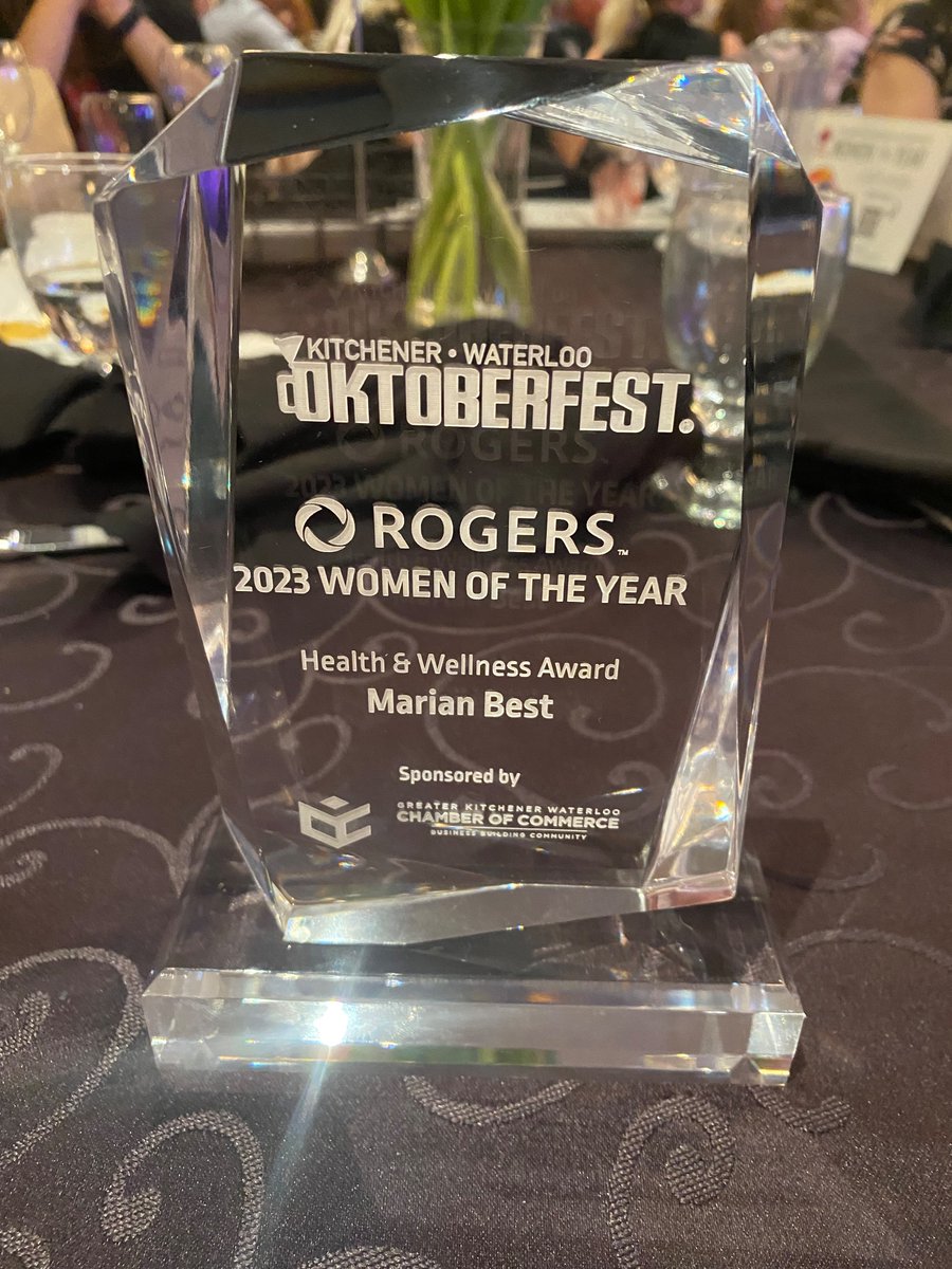 So this happened ❤️

Thank you to <a href="/WOYKW/">Women of the Year KW</a> for awarding our Addiction Services supervisor Marian Best the 2023 Health &amp; Wellness Women of the Year Award for her work in #Cbridge spearheading the creation of Cambridge Addiction Services and our 2 Recovery Homes #ItTakesAVillage