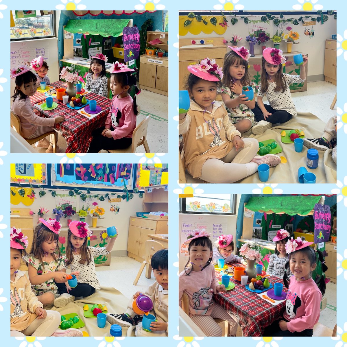 Tea at high noon. These cuties from our Father Cap site had their own #MSK tea party in style. @DrMarionWilson @EdeleWilliams @D31DSPalton @CSD31SI @CChavezD31 @DOEChancellor @shah_reen 1007