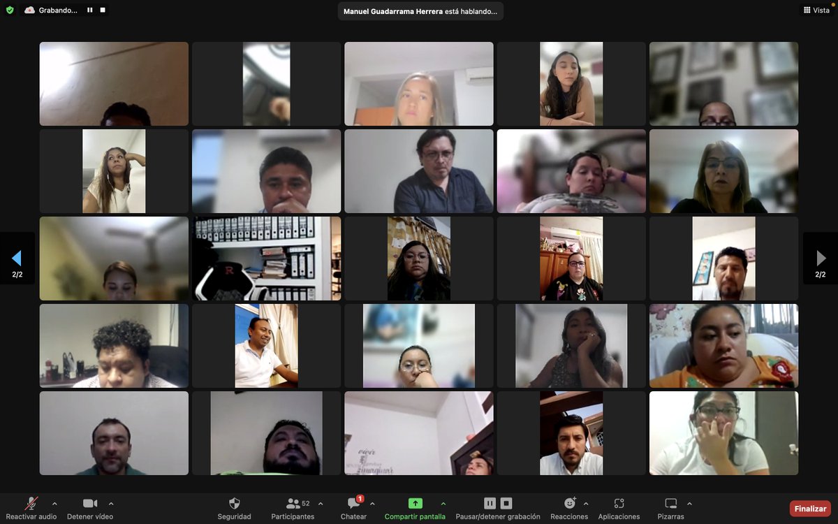 cesengp's tweet photo. #TardeDeWebinar En estos instantes se lleva a cabo el webinar "Gestión Pública y Principios Básicos del Estado Moderno" a cargo del Mtro. Manuel Guadarrama Herrera. 

¡Le felicitamos por su excelente exposición! #PosgradosCES #CES https://t.co/gxc3z8Jgpr