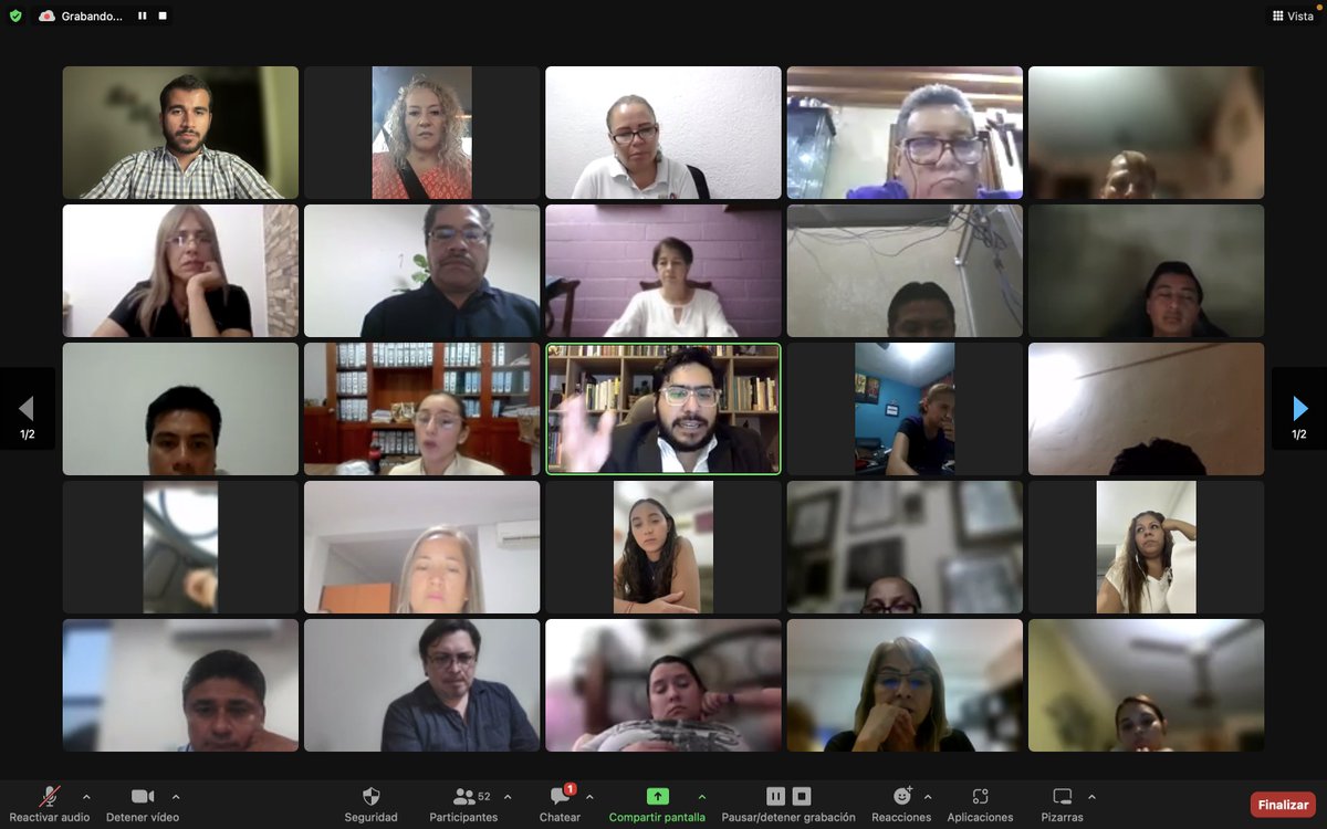 #TardeDeWebinar En estos instantes se lleva a cabo el webinar "Gestión Pública y Principios Básicos del Estado Moderno" a cargo del Mtro. Manuel Guadarrama Herrera. 

¡Le felicitamos por su excelente exposición! #PosgradosCES #CES