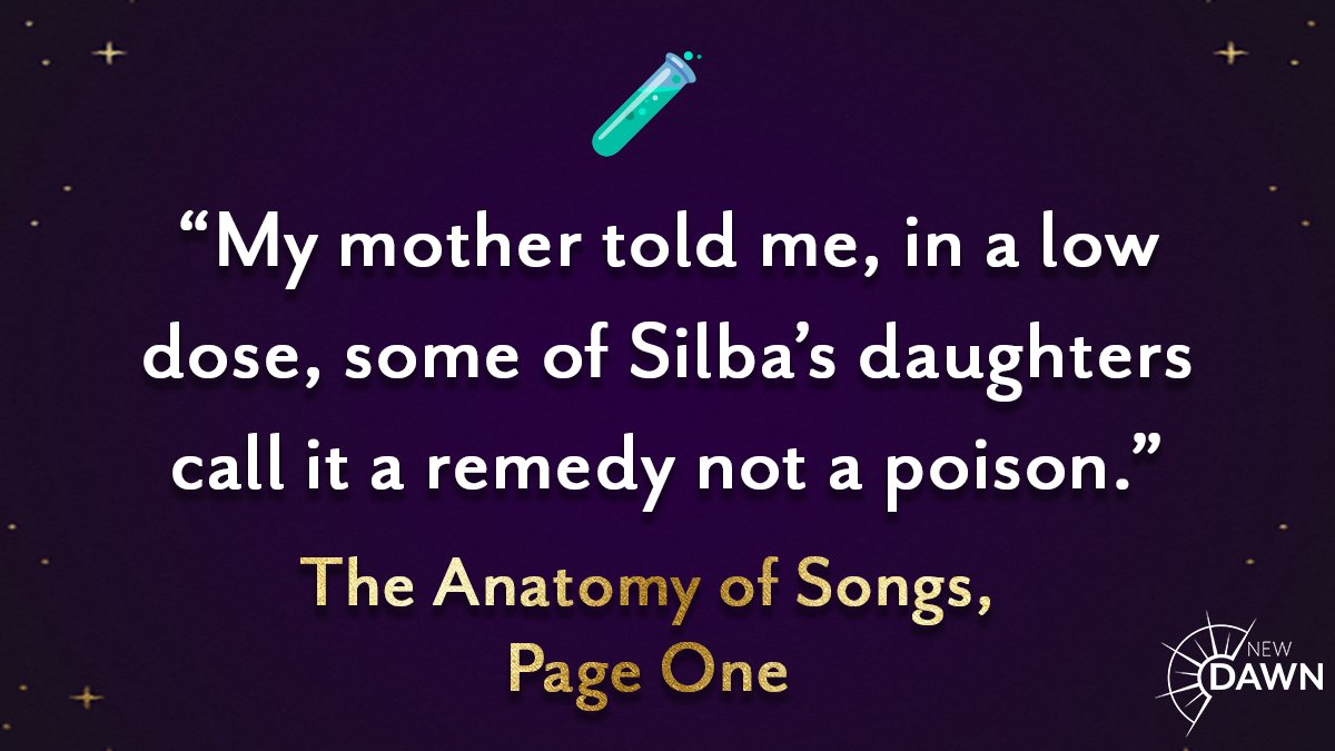 NewDawnPub's tweet photo. The winner of our first Vote For The Quote Challenge is here... 🧪
We think everyone will be happy with this outcome as we can reveal that this quote is the very first line of The Anatomy of Songs. Want to read more? Pre-order link is in our bio. 😉 https://t.co/71OP7gt155