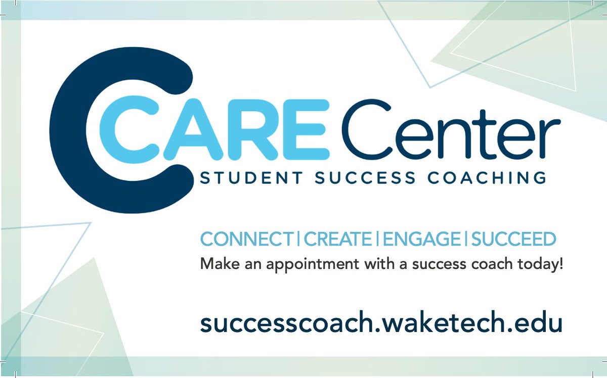 At #WakeTech, Student Success Coaches promote a positive and successful learning experience for students.

See how we're providing guidance and resources to help students achieve their educational and career goals.

waketech.edu/carecenter