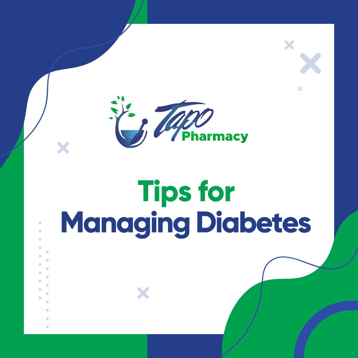 tapopharmacy's tweet image. Managing diabetes can be difficult, but you can do it with these habits:

- Eating healthy

- Keeping active

- Adhering to medication

- Monitoring sugar levels

- Managing stress

#RetailPharmacy #SimiValleyCA #Diabetes #Management