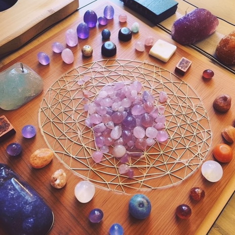 GemstoneSpell's tweet photo. 🔮✨ Discover the secrets of crystal grids and unlock their potent energy. Combine different crystals to amplify intentions, protect your space, or manifest abundance. Create your own sacred geometry of magic! 🌈🔺 #CrystalGridMagic #SacredGeometry https://t.co/hQexJZhk8g