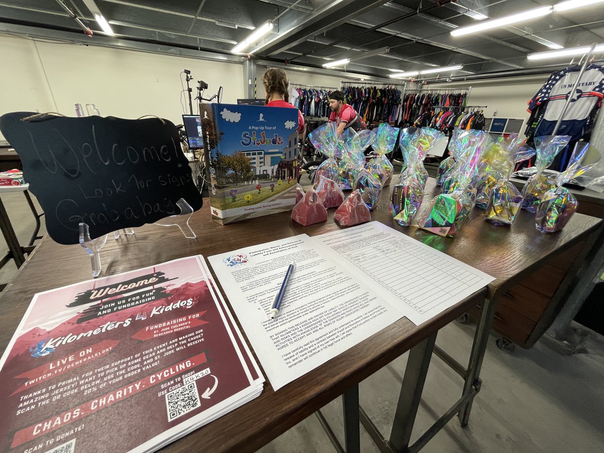 generalElost's tweet image. Endless appreciation to @PrimalWear for hosting us and the Kilometers 4 Kiddos Kick Off on Monday.

This was the first in person event we've hosted and we'll absolutely have more if they'll have us!

3 Hours. ~$3k Raised for @StJudePLAYLIVE 

I didn't want it to end! ❤️