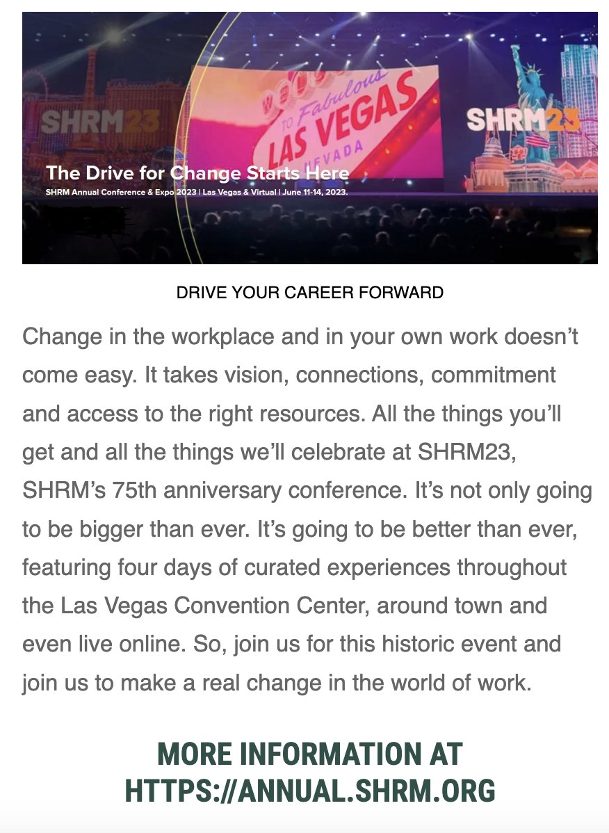 LucasmaHax's tweet photo. Who will be at the SHRM Conference? https://t.co/27RASlanv4