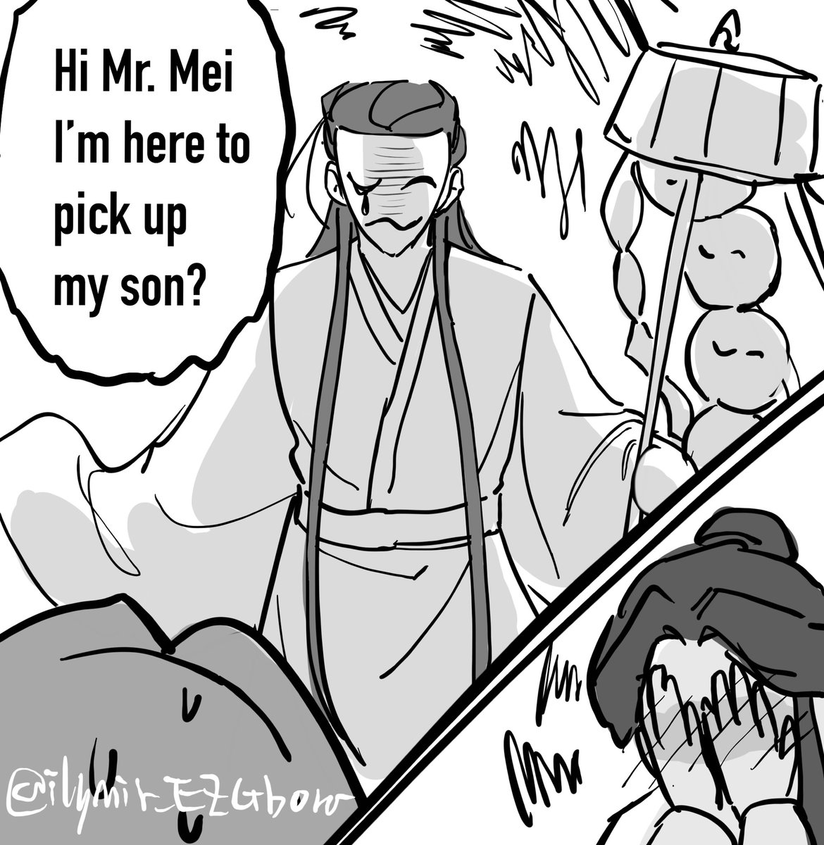 TGCF SPOILER!!!!BOOK4))   BWX being an intrusive mom #tgcf #xielian #baiwuxiang