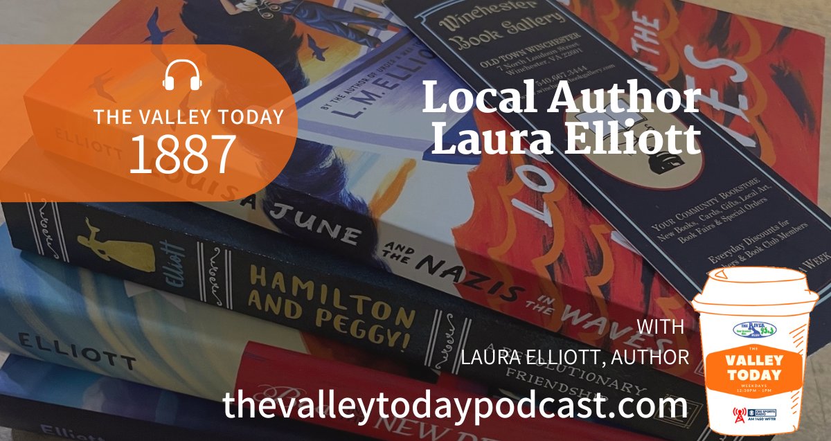 You DEFINITELY missed part of #TheValleyToday this afternoon because Janet talked with local author @L_M_Elliott for 20 more minutes after the show finished! Listen to the entire conversation here bit.ly/45wnAKH then make plans to meet her <a href="/WincBkGallery/">WinchesterBkGallery</a> on Sunday!