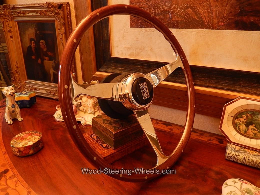 Rolls Royce Camague Nardi Wood Steering Wheel #RollsRoyce #steeringwheel #LuxuryCar goo.gl/ihMxkD