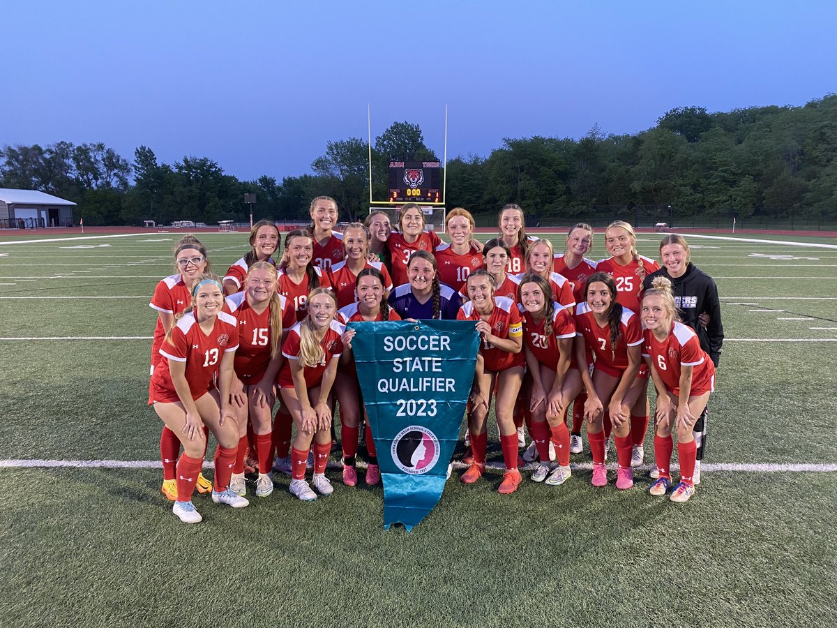 admactivities's tweet photo. ON TO STATE!  Congrats ⁦@ADMGirlsSoccer⁩ on their 3-1 win over Glenwood! #TigerEdge https://t.co/HeTQSyj14R