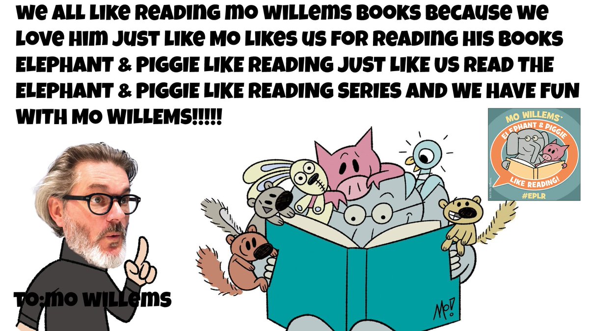 @MoWillems @The_Pigeon Mo for you and your kids who love reading your books!!!