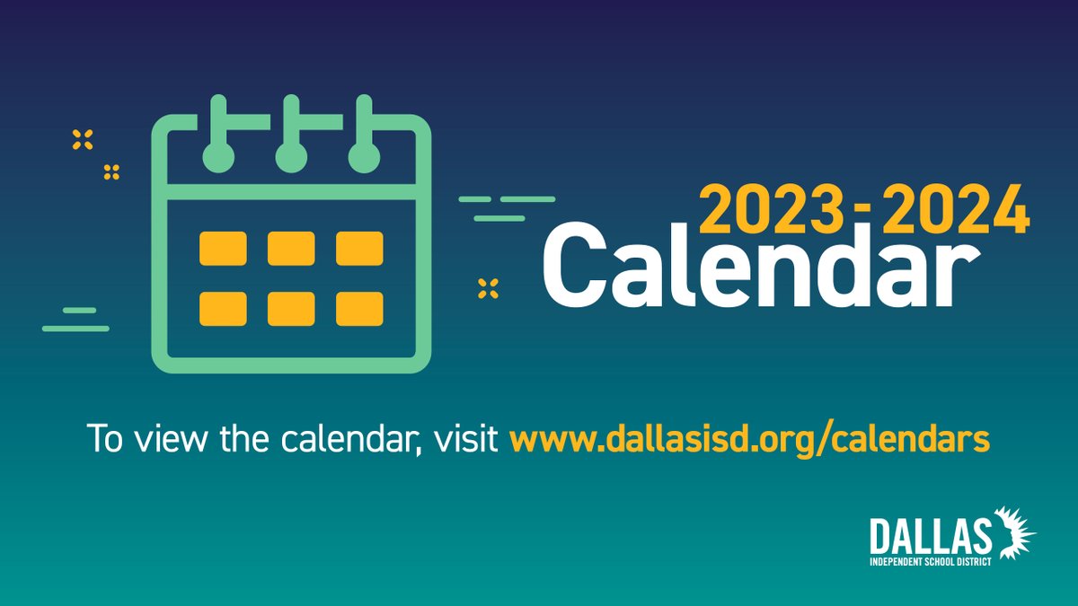 Dallas ISD on Twitter "☀️🗓 Before your summer break, check out the